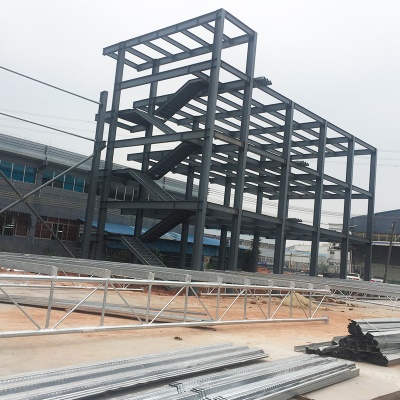 钢结构厂房加工承接轻钢收费站顶棚工程户外工地悬挑架钢结构搭建