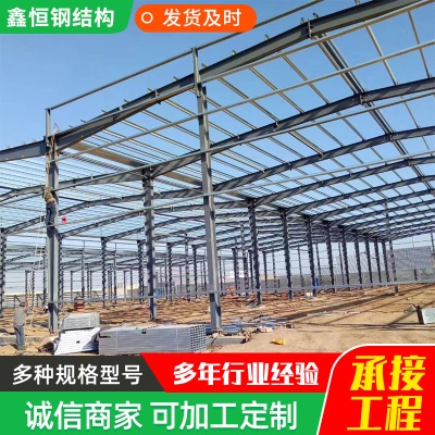 钢结构仓库工程钢结构车间重钢轻钢建筑大跨度体育场行车房定制