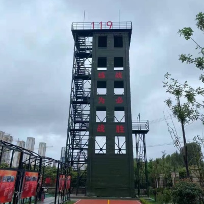 钢结构消防训练塔体能训练塔攀爬五层训练塔双窗训练塔户外训练塔